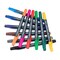 MARK-2401 | 12pc Fineliner and Pointed Round Dual-Tip Artist Markers